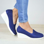 Womens Casual Breathable Orthopedic Wedge Heel Shoes