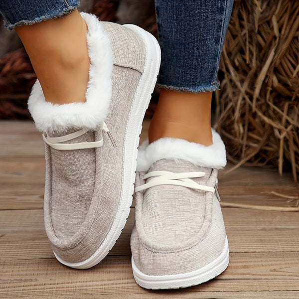LAST DAY 50% OFF-Women's Comfort Non-slip Winter Fluffy Boots