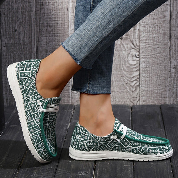 🔥LAST DAY 70% OFF - Women's Casual Comfy Lightweight Graffiti Pattern Canvas Shoes