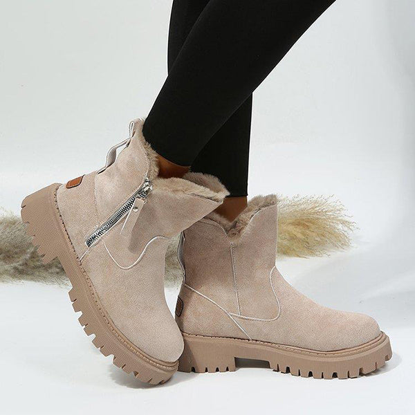 Last Day 50% OFF-Women's Casual Plush Warm Snow Boots