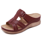 Womens Premium Comfy Vintage Open Toe Sandal
