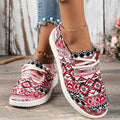🔥LAST DAY 50% OFF - Women's Tribal Print Casual Comfy  Lightweight Soft Sole Canvas Shoes