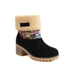 Women's Comfortable Winter Fur Warm Snow Boots