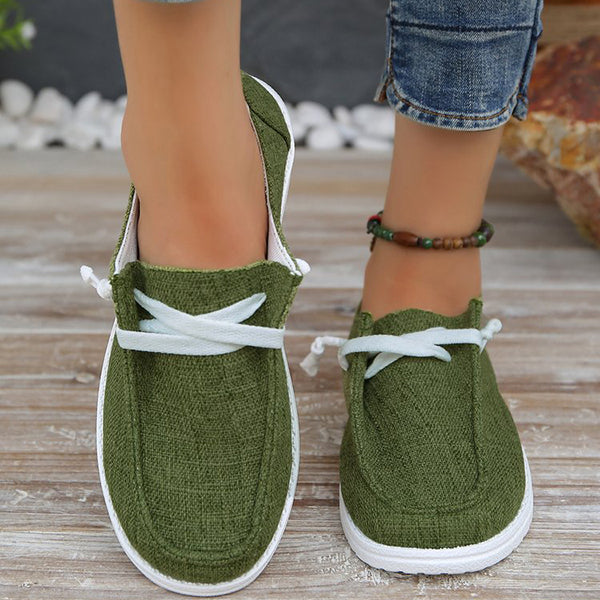 🔥LAST DAY 50% OFF - Women's Casual Comfy Canvas Walking Shoes