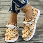 🔥LAST DAY 70% OFF - Women's Casual Comfy Floral Print Canvas Shoes