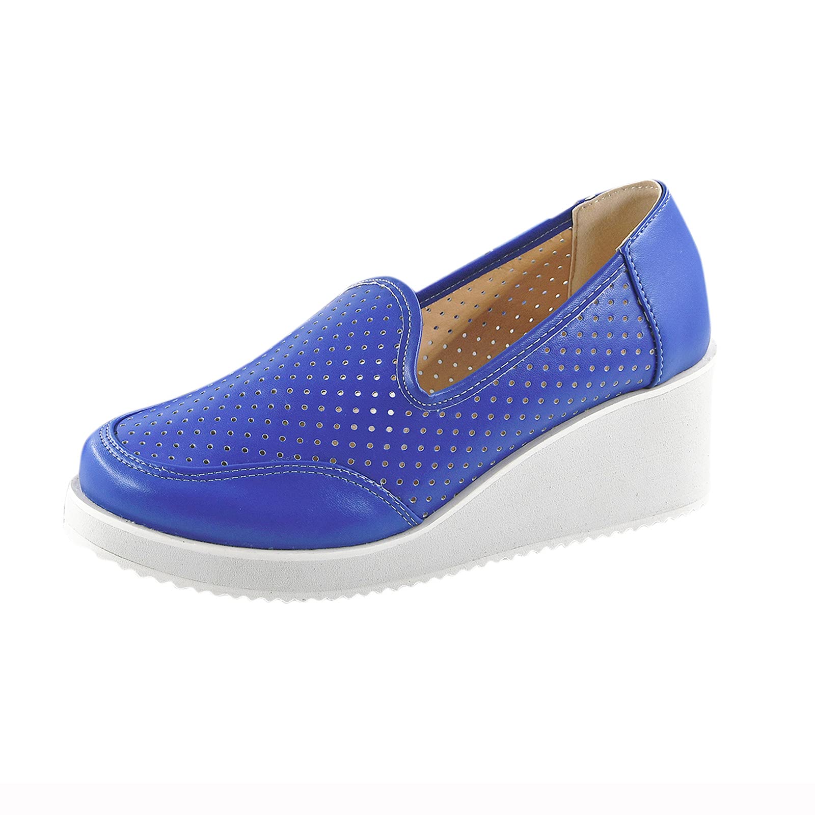 Womens Casual Breathable Orthopedic Wedge Heel Shoes