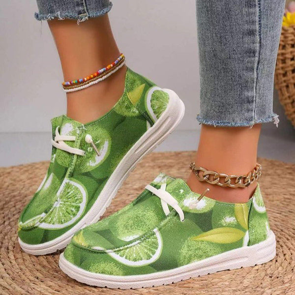 🔥LAST DAY 50% OFF - Women's Casual Comfy Color Printing Canvas Shoes