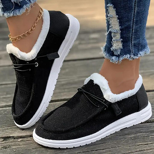 LAST DAY 50% OFF-Women's Comfort Plush Winter Ankle Boots