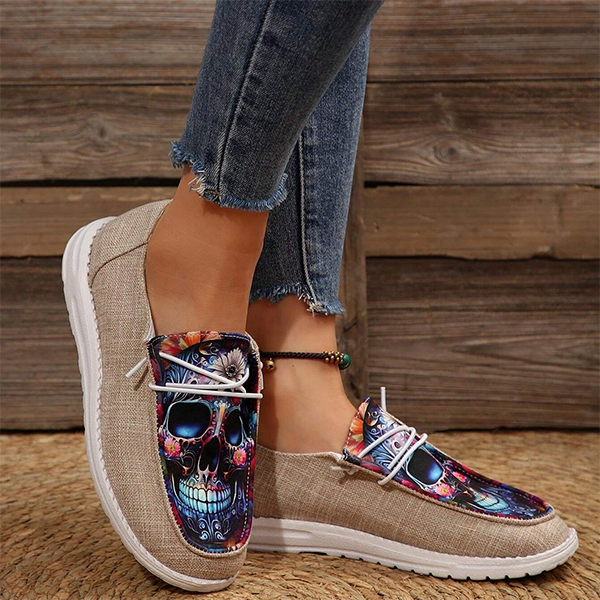 🔥LAST DAY 50% OFF - Women's Casual Comfy Lightweight Floral Patchwork Canvas Shoes