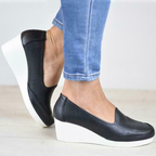 Womens Casual Breathable Orthopedic Wedge Heel Shoes