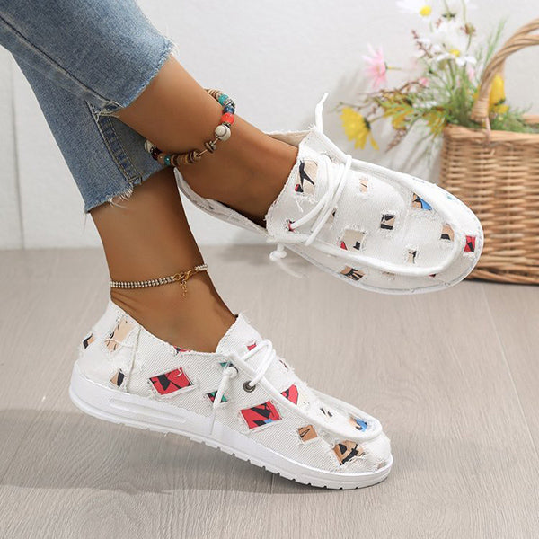 🔥LAST DAY 70% OFF - Women's Casual Comfy Lightweight Low-top Canvas Shoes
