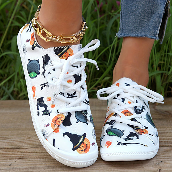 🔥LAST DAY 70% OFF - Women's Casual Comfy Lace Up Non-Slip Canvas Shoes