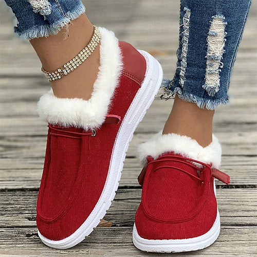 LAST DAY 50% OFF-Women's Comfort Plush Winter Ankle Boots