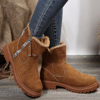 Last Day 50% OFF-Women's Casual Plush Warm Snow Boots