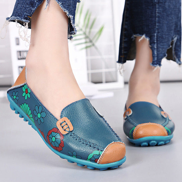 🔥LAST DAY 50% OFF - Women Comfortable Casual Minimalism Faux Leather Shoes