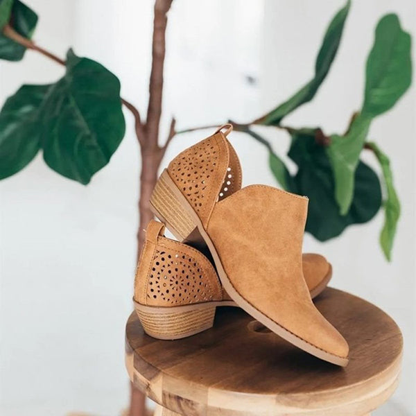 LAST DAY 75% OFF-Women Casual Leather Moccasin Boots