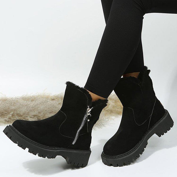 Last Day 50% OFF-Women's Casual Plush Warm Snow Boots