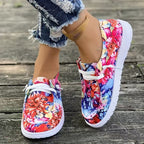 🔥LAST DAY 70% OFF - Women's Casual Comfy Floral Printing Canvas Shoes