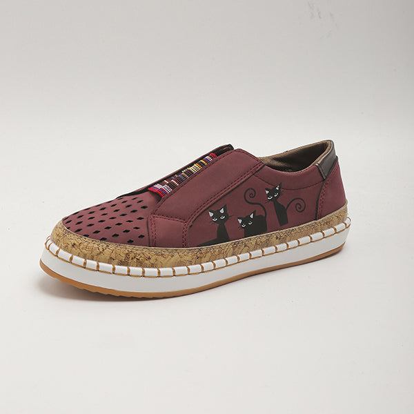 🔥LAST DAY 70% OFF - Women Comfortable Hollow Lightweight Low Top Slip On
