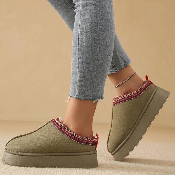LAST DAY 50% OFF-Women's Platform Snow Boots