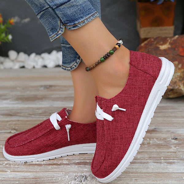 🔥LAST DAY 50% OFF - Women's Casual Comfy Canvas Walking Shoes