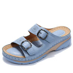 LAST DAY 50% OFF-Breathable Orthopedic Adjustable Ladies Leather Sandals