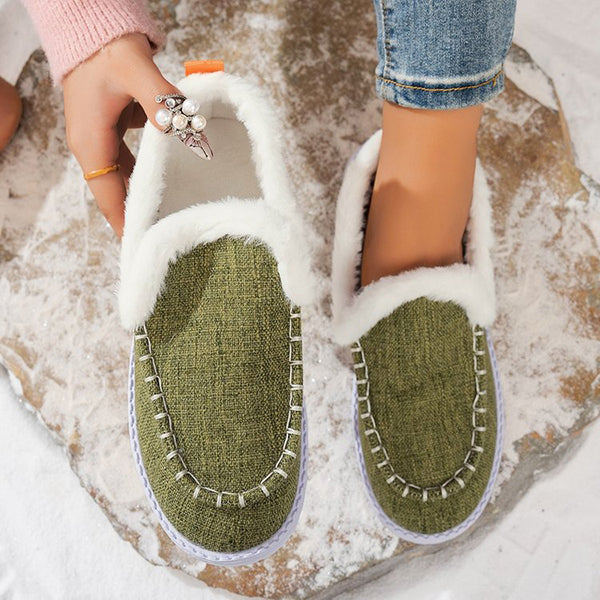 LAST DAY 50% OFF-Women's Comfort Warm Fleece-Lined Winter Snow Boots