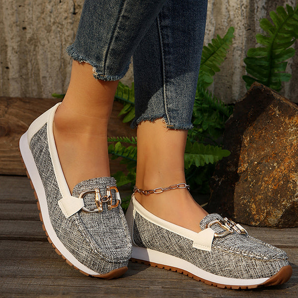🔥LAST DAY 70% OFF - Women Comfortable Chain Decor Casual Walking Shoes