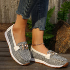 🔥LAST DAY 70% OFF - Women Comfortable Chain Decor Casual Walking Shoes