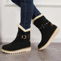 Last Day 50% OFF-Women Winter Warm Fur Lined Snow Ankle Boots