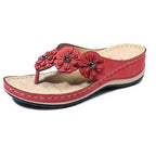 Women's Lightweight Flowers Clip Toe Sandals