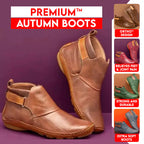 LAST DAY 50% OFF-Women'S Vintage Velcro Flat Ankle Boots