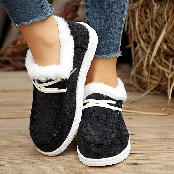LAST DAY 50% OFF-Women's Comfort Non-slip Winter Fluffy Boots