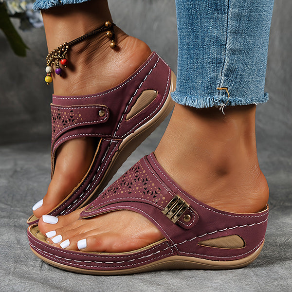 😍Last Day 70% OFF😍-Womens Comfy Mesh Breathable Wedge Sandals
