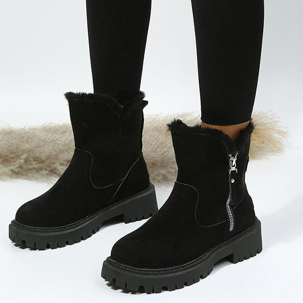 Last Day 50% OFF-Women's Casual Plush Warm Snow Boots