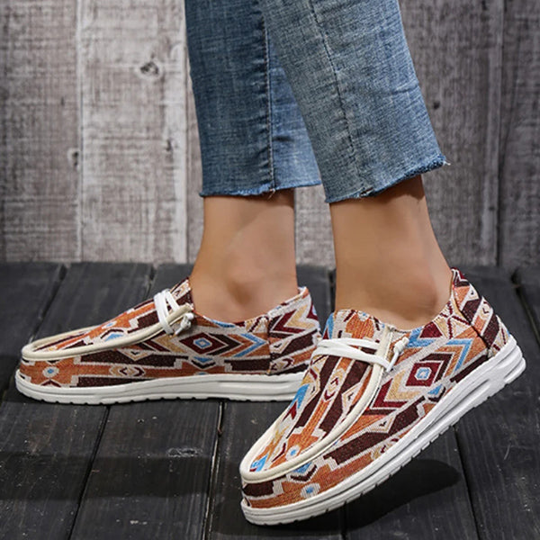 🔥LAST DAY 70% OFF - Women's Casual Comfy Lightweight Graffiti Pattern Canvas Shoes
