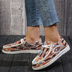 🔥LAST DAY 70% OFF - Women's Casual Comfy Lightweight Graffiti Pattern Canvas Shoes