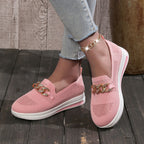 🔥LAST DAY 49% OFF - Women's Woven Breathable Orthopedic Wedge Sneakers