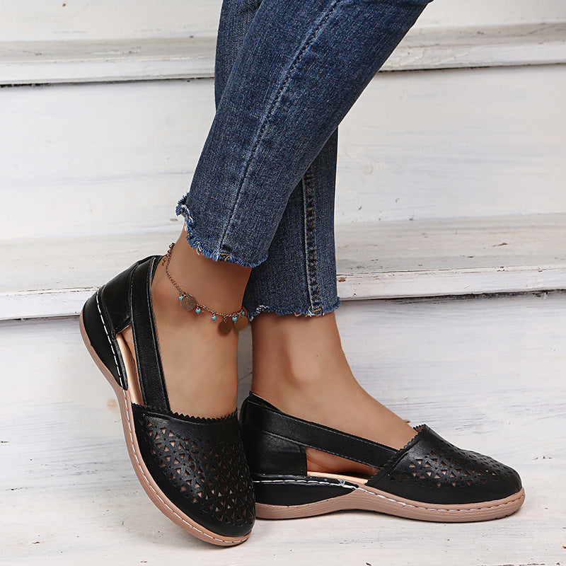 [Mother's Day 50%% off🔥]Super Comfortable Retro Velcro Leather Sandals