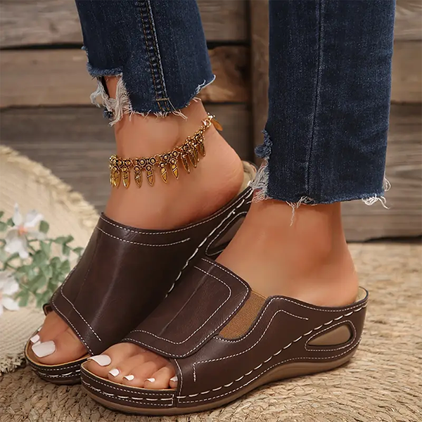 Women's Summer Casual Comfort Air Cushion Leather Sandals