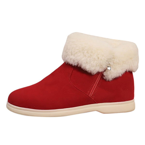 Last Day 50% OFF-Women's Classic Slip Resistant Suede Casual Warm Snow Boots