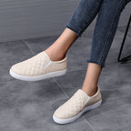 Womens Comfort Casual Leather Sneakers