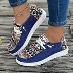 🔥LAST DAY 50% OFF - Women's Casual Comfy Tribal Pattern Canvas Shoes