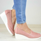 Womens Casual Breathable Orthopedic Wedge Heel Shoes