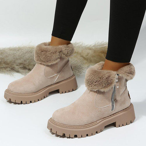 Last Day 50% OFF-Women's Casual Plush Warm Snow Boots