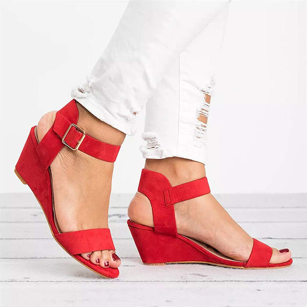 Last Day 75% OFF-Women's Comfortable Orthopedic Wedge Open Toe Sandals