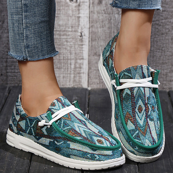 🔥LAST DAY 70% OFF - Women's Casual Comfy Lightweight Graffiti Pattern Canvas Shoes