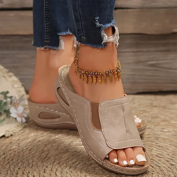 Women's Summer Casual Comfort Air Cushion Leather Sandals