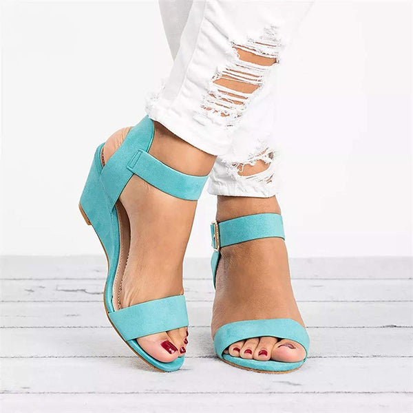 Last Day 75% OFF-Women's Comfortable Orthopedic Wedge Open Toe Sandals