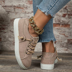 🔥LAST DAY 49% OFF - Women's Casual Lace Up Comfortable Low Top Canvas Shoes